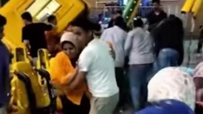 إصابة 6 أشخاص في سقوط لعبة داخل مدينة ملاهي بالإسكندرية 