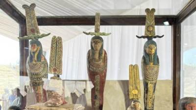 اكتشاف أكبر ورشة للتحنيط.. ننشر أول صور للكشف الأثرى الجديد فى سقارة