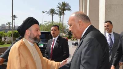 وزير الخارجية يستقبل عمار الحكيم رئيس تيار الحكمة الوطني العراقي