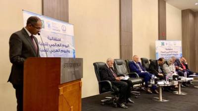 نائب وزير الإسكان يشارك في احتفالية اليوم العالمي واليوم العربي للمياه