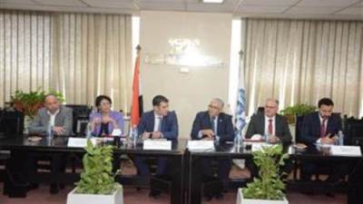 10مستثمرين فلسطينيين يزورون جمعية رجال الأعمال لبحث استيراد الأسمنت والأدوية