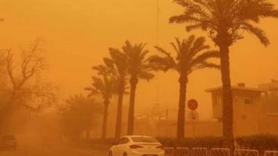 أمطار وعاصفة ترابية تضرب القاهرة الكبرى مع ارتفاع حاد في درجات الحرارة