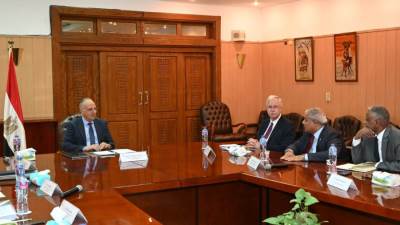 سويلم يبحث مع ممثل مدير عام الفاو التعاون والتنسيق لوضع المياه علي أجندة العمل المناخي العالمى