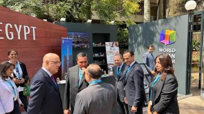 وزيرا الإسكان والتنمية يفتتحان الجناح المصري لبرنامج الأمم المتحدة للمستوطنات البشرية في نيروبي