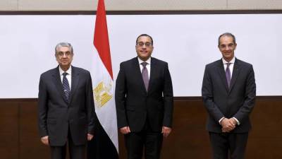 رئيس الوزراء يشهد مراسم توقيع بروتوكول تعاون في مجال الأمن السيبراني