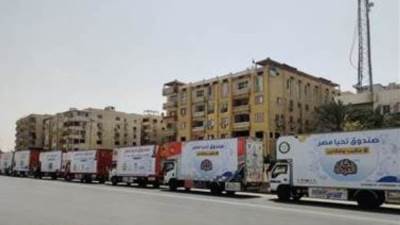 تحيا مصر يطلق قافلة الدعم الاجتماعي لرعاية 8000 أسرة في حلايب وشلاتين