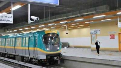 عودة انتظام حركة الخط الثالث للمترو بعد عطل بين محطتى العباسية وألف مسكن
