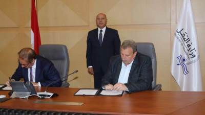وزير النقل يشهد توقيع بروتوكول تعاون بين الهيئة القومية للسكك الحديدية و شركة كولواى مصر
