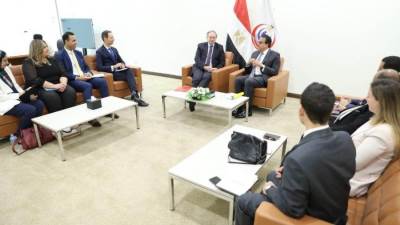 وزير الصحة يستقبل سفير الاتحاد الأوروبي بمصر لبحث فرص التعاون بالقطاع الصحي 