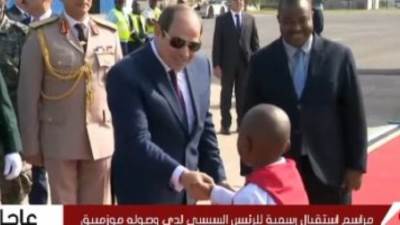 رئيس موزمبيق مرحبا بالرئيس السيسى: يسعدنا تعميق العلاقات الثنائية مع مصر