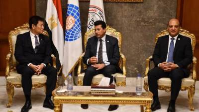 وزير الرياضة يفتتح بطولة الفراعنة الدولية للجمباز بإستاد القاهرة الدولي