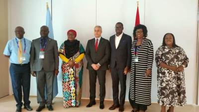 شحاتة يلتقى وزيرة عمل زامبيا على هامش مؤتمر العمل الدولي بجنيف