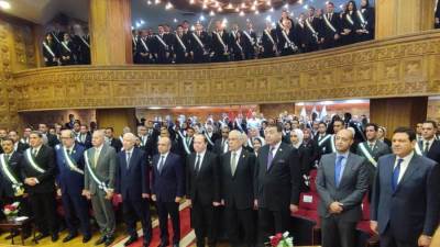 وزير العدل يشهد أداء أعضاء قضايا الدولة الجدد حلف اليمين القانونية