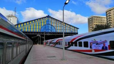 السكة الحديد: بدء مرور القطارات من محطة قطارات صعيد مصر ببشتيل تمهيدا للافتتاح
