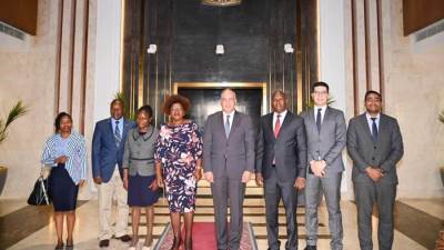 على هامش إجتماعات الجمعية العمومية للأمكاو.. سويلم يستقبل وزيرة المياه بجمهورية كينيا