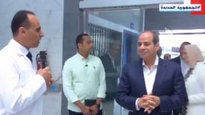 الرئيس السيسى يطمئن على جودة الخدمات بالأبعادية: بنعمل ده عشان خاطر الناس