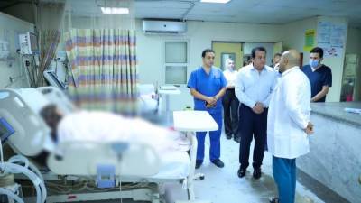 وزير الصحة يجري زيارة مفاجئة لمستشفى وادي النطرون التخصصي بمحافظة البحيرة