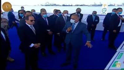 بث مباشر.. الرئيس السيسي يصل ميناء الإسكندرية لافتتاح محطة تحيا مصر متعددة الأغراض