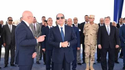 الرئيس السيسي يشهد افتتاح محطة "تحيا مصر" بميناء الأسكندرية 