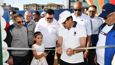 وزير الرياضة يقود ماراثون للدراجات الهوائية ويشارك في اليوم الرياضي بالشروق