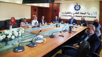 أكاديمية البحث العلمي تبحث التعاون العلمي المشترك مع رئيس اللجنة الدولية لأبحاث الفضاء