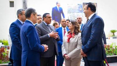 وزيرا الهجرة والتنمية ومحافظ الغربية يتفقدون مركز السلامة الوطنية والمركز التكنولوجي بالديوان العام