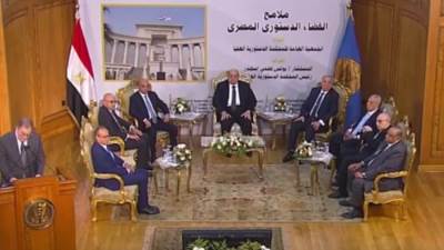 رئيس الدستورية يعلن تحديد 6 مارس يوما للوفاء لكل قاضى عمل بالمحكمة