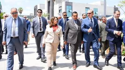 وزيرا الهجرة والتنمية المحلية ومحافظ الغربية يتفقدون المنطقة اللوجيستية بطنطا