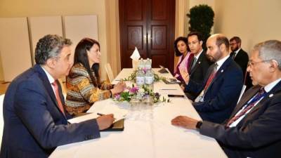 المشاط تناقش مع المدير العام لصندوق «الأوبك» إعداد استراتيجية مشتركة