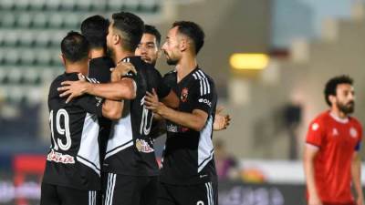 الاهلي يفوز على حرس الحدود بثلاثية نظيفة 