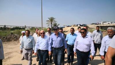 سويلم يتفقد حالة الرى بزمام ترعة بورسعيد والتأكد من إلتزام الوزارة بالمناسيب المطلوبه