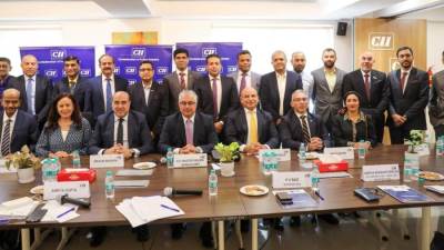 وفد اقتصادية قناة السويس يلتقي شركات مجموعة TATA الهندية