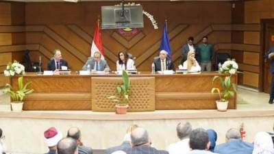 التخطيط تشارك في ورشة عمل مناقشة مسودة "المراجعة الطوعية المحلية" لمحافظة البحيرة