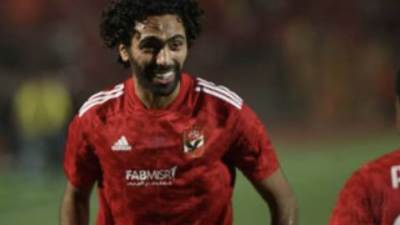 حسين الشحات يتقدم للأهلى أمام منتخب السويس فى كأس مصر