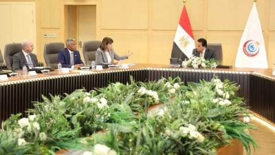 وزير الصحة يستقبل منسق الأمم المتحدة لتبادل الرؤى والأفكار بشأن ضبط معدلات النمو السكاني