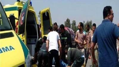 مصرع وإصابة 4 طلاب بكلية الشرطة في حادث مروع على طريق السويس