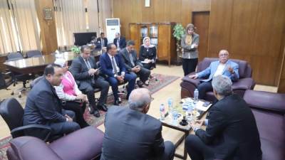 لوزير شحاتة يتفقد "المركز " ..ويوجه بسرعة صياغة البروتوكول وخطة ولائحة "التدريب"