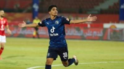 إبراهيم عادل يتقدم للمنتخب الأولمبى بالهدف الأول أمام مالى بأمم أفريقيا