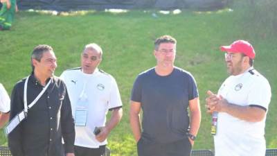 بركات وفيتوريا يشهدان المران الختامي لـ المنتخب الأولمبي استعدادا لغينيا