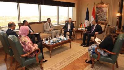 وزير السياحة يستقبل سفير ألمانيا بالقاهرة لبحث التعاون بين البلدين 