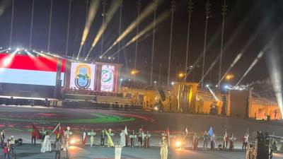 وزير الشباب والرياضة يشهد حفل افتتاح دورة الألعاب العربية بالجزائر