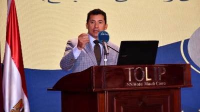 وزير الشباب والرياضة يفتتح الملتقي الاول للموارد البشرية