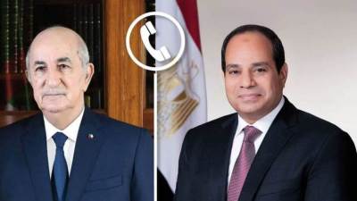 السيسي يبحث هاتفيا مع رئيس وزراء الجزائر العلاقات الثنائية بين البلدين