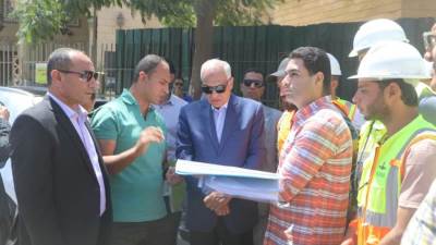 محافظ الجيزة يتفقد نسب التنفيذ بمشروع توسعه وتطوير كوبرى 15 مايو 
