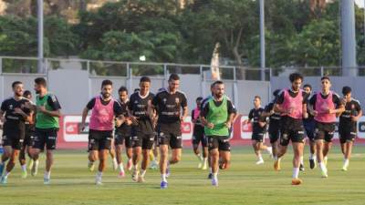 الاهلي يختتم تدريباته استعدادًا لقمة الزمالك بالدوري