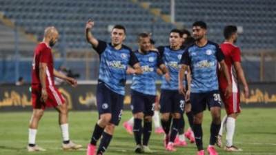 بيراميدز يتقدم على طلائع الجيش بنتيجة 3 / 1 فى الشوط الأول