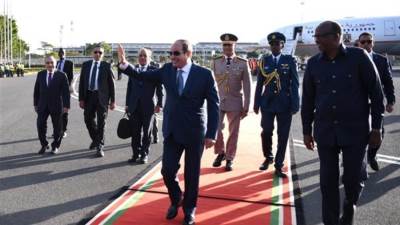 الرئيس السيسى يلقى كلمته خلال فعاليات قمة نيروبى اليوم