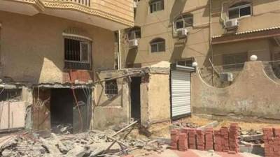 حملات مكثفة لإزالة مخالفات البناء والتعديات واسترداد الأراضي بمدينتي 6 أكتوبر والسادات