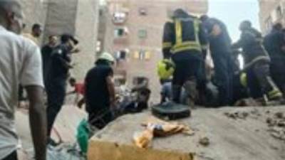 ارتفاع عدد ضحايا عقار حدائق القبة المنهار لـ12 شخصا