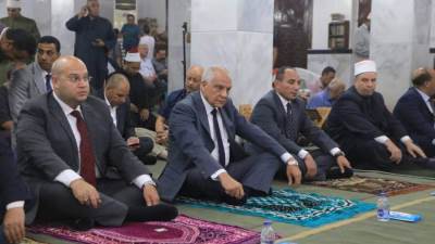 محافظ الجيزة يشهد إحتفالية مديرية الأوقاف بالعام الهجري الجديد بمسجد خاتم المرسلين